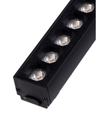 Трековый светильник FTL-003, серия Flat, 12 Вт, 48 В, 4000К, IP20, 260 мм, чёрный, свечение нейтральное белое - Фото 9