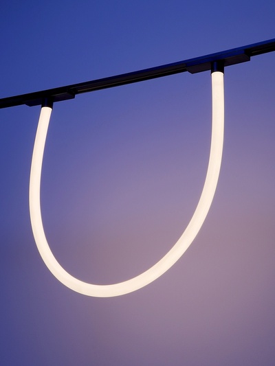 Трековый светильник FTL-009, серия Flat, 18 Вт, 48 В, 4000К, IP20, 1000 мм, чёрный, свечение нейтральное белое