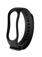 Ремешок для фитнес-браслета Mi Band 5/6/7 Luazon, чёрный - Фото 2