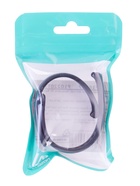 Ремешок для фитнес-браслета Mi Band 8/9 Luazon, чёрный - Фото 5