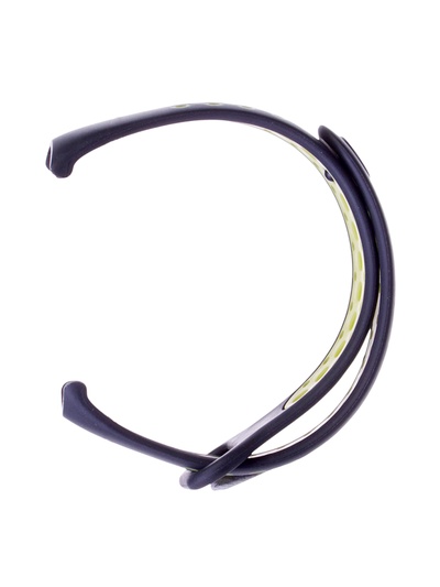 Ремешок Luazon для фитнес-браслета Mi Band 8/9, с перфорацией, чёрно-зелёный