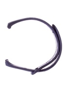 Ремешок для фитнес-браслета Mi Band 8/9 Luazon, с перфорацией, чёрный, серый - Фото 3