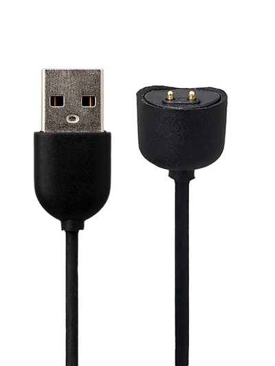 Зарядное устройство Luazon UC-02 для Mi Band 5/6/7, 14 см, чёрное