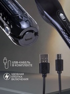 Машинка для стрижки и полировки волос LTRI-19, 3 Вт, от АКБ, чёрная - Фото 3