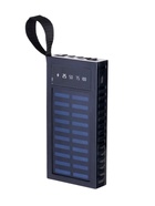 Внешний аккумулятор 10000 мАч, 10 W, 2 USB, Type-C, фонарик, солнечная панель, чёрный 10829209 - фото 13722855