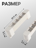Трековый светильник линейный, поворотный, 10 Вт, 900 Лм, 4000К, IP20, белый, свечение нейтральное белое - Фото 2