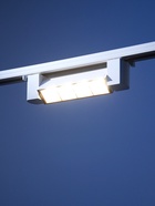 Трековый светильник линейный, поворотный, 10 Вт, 900 Лм, 4000К, IP20, белый, свечение нейтральное белое - Фото 6