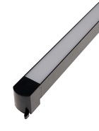 Трековый светильник линейный, поворотный, 20 Вт, 1800 Лм, 4000К, IP20, чёрный, свечение нейтральное белое - Фото 12