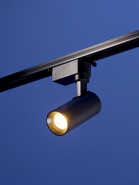 Трековый светильник Luazon lighting LTL-070, 10 Вт, 850 Лм, 3000К, чёрный, свечение тёплое белое 10608127