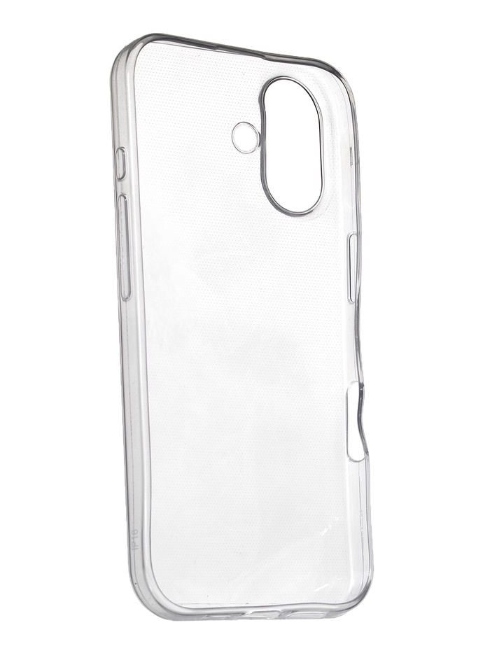 Чехол Luazon для iPhone 16, силиконовый, прозрачный - Фото 1