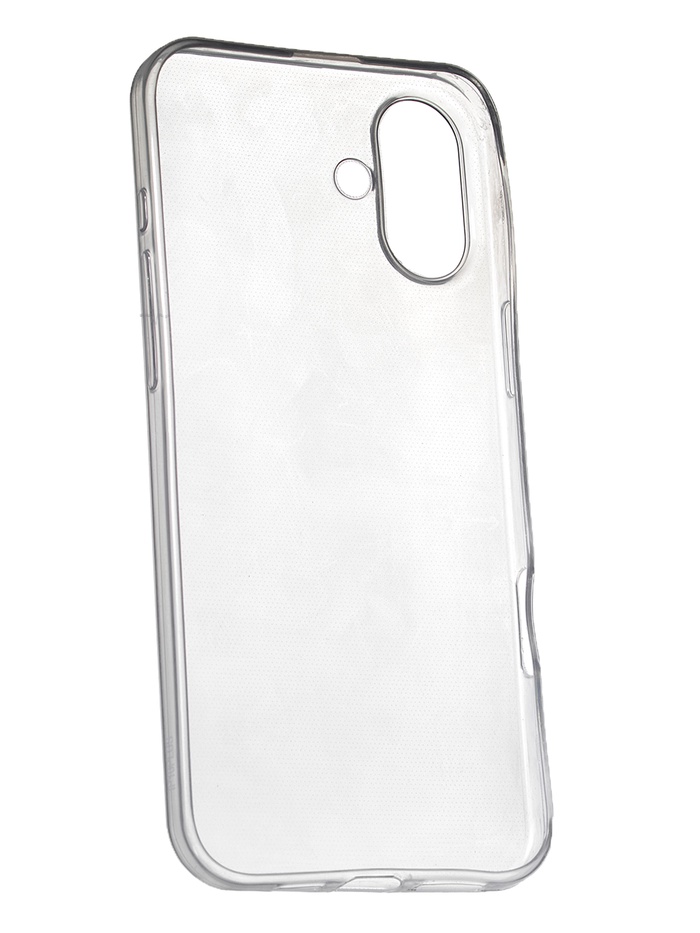 Чехол Luazon для iPhone 16 Plus, силиконовый, прозрачный - Фото 1