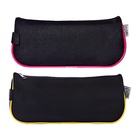 Пенал мягкий 1 отделение 100×200×45 с ручкой, стандарт, черный, МИКС - Фото 1