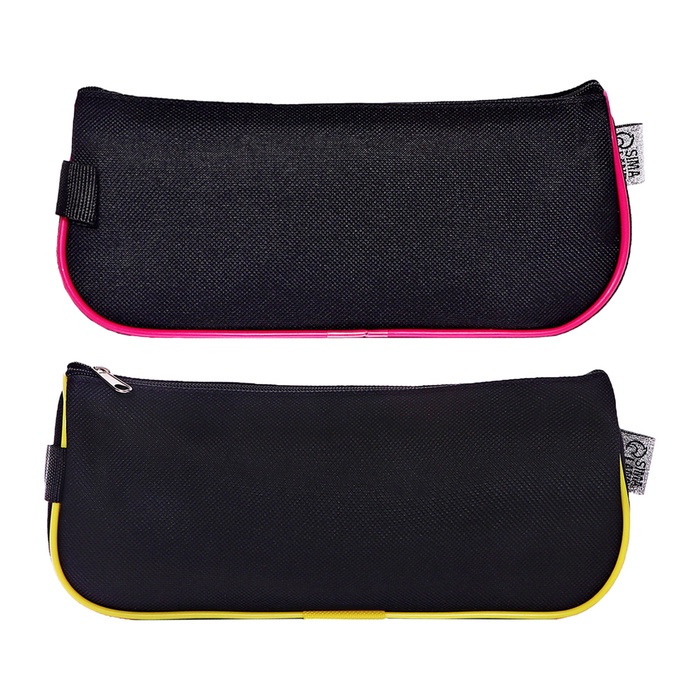 Пенал мягкий 1 отделение 100×200×45 с ручкой, стандарт, черный, МИКС - Фото 1