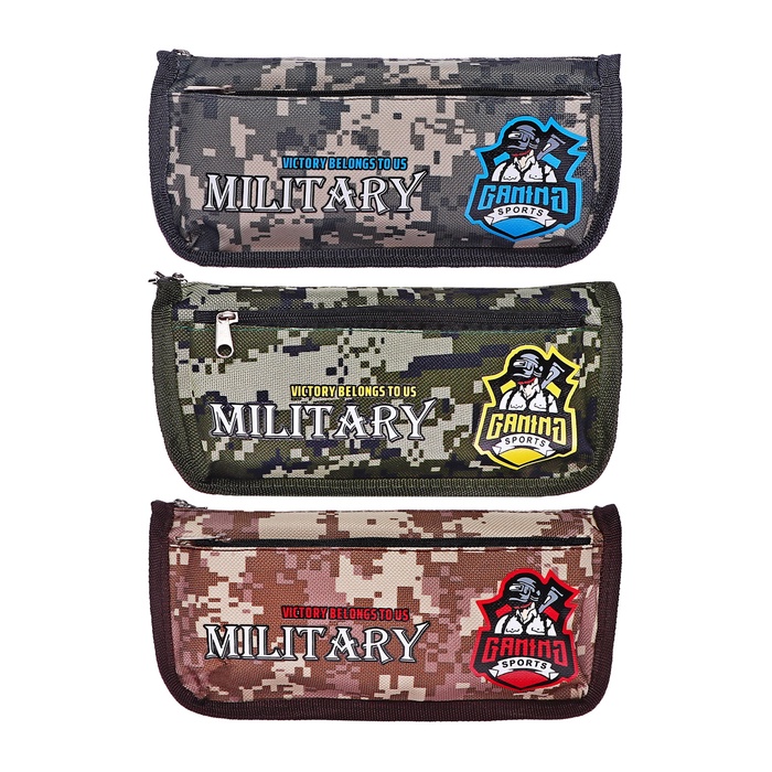 Пенал мягкий, 2 отделения, МИКС - Фото 1