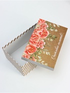 Набор подарочных коробок 10 в 1 Flowers, 32.5×20×12.5 - 12×7×4 см - Фото 13