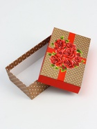 Набор подарочных коробок 10 в 1 Flowers, 32.5×20×12.5 - 12×7×4 см - Фото 4