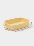 Форма для запекания Доляна «Зефир», 1.7 л, 32×19×6 см, прямоугольная, керамика, жёлтая - Фото 2