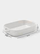 Форма для запекания Доляна «Зефир», 2.3 л, 38×22×6 см, прямоугольная, керамика, белая - Фото 2