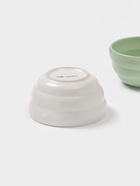 Салатники Доляна «Зефир», 700 мл, d=15.5 см, набор 2 шт., керамика, белые, зелёные - Фото 5