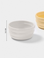 Салатники Доляна «Зефир», 250 мл, d=11 см, набор 2 шт., керамика, белые, жёлтые - Фото 3