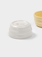 Салатники Доляна «Зефир», 250 мл, d=11 см, набор 2 шт., керамика, белые, жёлтые - Фото 5