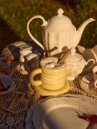 Чайная пара Доляна «Зефир», 350 мл, керамика, жёлтая - Фото 12