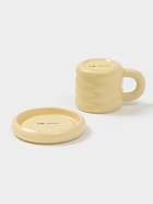 Чайная пара Доляна «Зефир», 350 мл, керамика, жёлтая - Фото 5