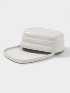 Маслёнка Доляна «Зефир», 16×13.5×5 см, керамика, белая - Фото 4