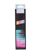 Набор карандашей чернографитных Calligrata. Pastel, HB, 12 штук, шестигранный, пластиковый, МИКС - Фото 2