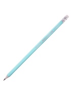 Набор карандашей чернографитных Calligrata. Pastel, 12 штук, HB, с ластиком, шестигранный, пластиковый, МИКС - Фото 4