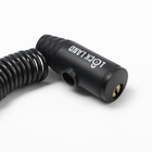 Замок навесной велосипедный LOCKLAND, пружинный, 3×1200 мм, английский ключ - Фото 4