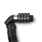 Замок навесной велосипедный LOCKLAND, пружинный, 3×1200 мм, кодовый замок - Фото 4