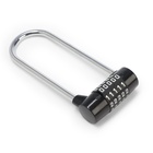 Замок навесной велосипедный, 65×145 мм внешний, 41×112 мм внутренний, кодовый замок - Фото 2