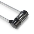 Замок навесной велосипедный, 65×145 мм внешний, 41×112 мм внутренний, кодовый замок - Фото 3