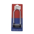 Замок навесной велосипедный, 65×145 мм внешний, 41×112 мм внутренний, кодовый замок - Фото 9