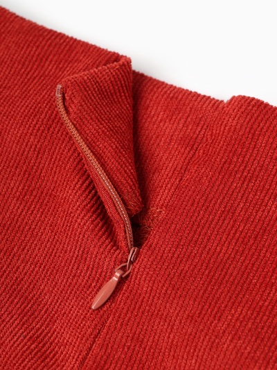 Юбка с разрезом женская, MINAKU, цвет кирпичный, размер 40