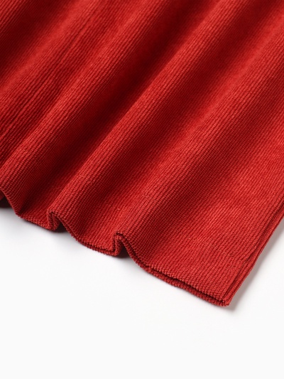 Юбка с разрезом женская, MINAKU, цвет кирпичный, размер 40