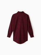 Рубашка женская MINAKU: Velvet Collection, размер 48, бордовый - Фото 10