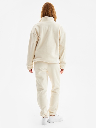 Костюм женский (анорак, брюки) MINAKU: Fleece Soft, размер 44, бежевый
