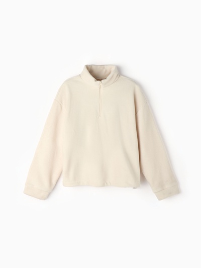 Костюм женский (анорак, брюки) MINAKU: Fleece Soft, размер 44, бежевый