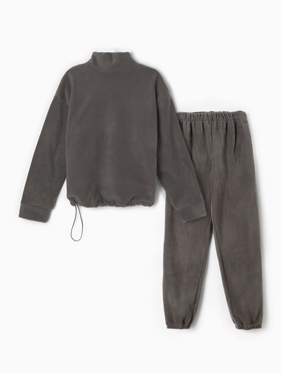 Костюм женский (анорак, брюки) MINAKU: Fleece Soft, размер 42, цвет графит