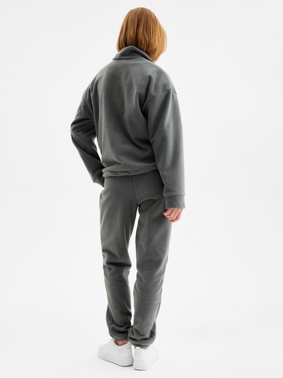 Костюм женский (анорак, брюки) MINAKU: Fleece Soft, размер 42, цвет графит