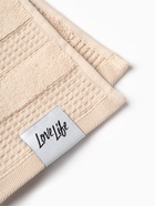 Полотенце вафельное LoveLife «Макан» 70×130 см, хлопок 100%, бежевое - Фото 4