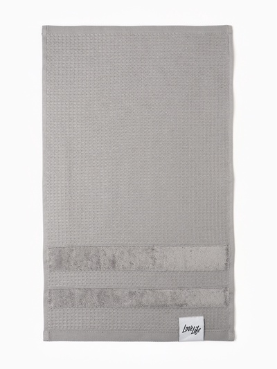 Полотенце вафельное LoveLife «Макан» 30×50 см, хлопок 100%, серое
