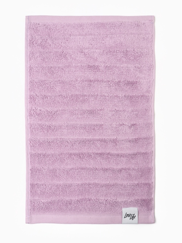 Полотенце махровое LoveLife «Сонора» 50×80 см, 100% хлопок, 500 г/м², лавандовое - Фото 1