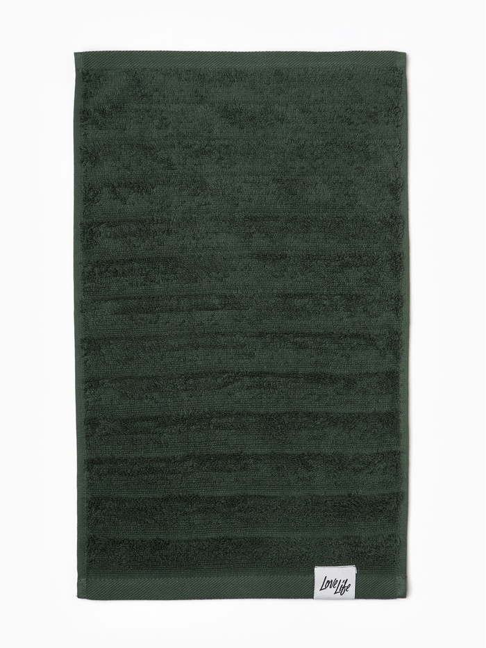 Полотенце махровое LoveLife «Сонора» 70×130 см, зелёное, 100% хлопок, 500 г/м² - Фото 1