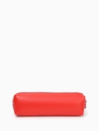 Косметичка-пенал на молнии, длина 20 см, красная - Фото 3