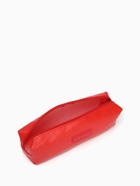 Косметичка-пенал на молнии, длина 20 см, красная - Фото 2