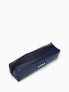 Косметичка-пенал на молнии, длина 20 см, синяя - Фото 2