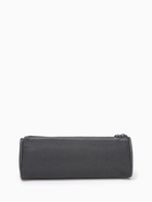 Косметичка-пенал на молнии школьная, серая - Фото 3